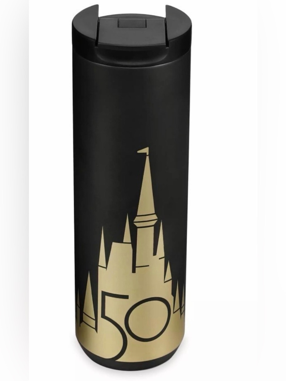 Disney Parks WDW Starbucks 50th Anniversary Castle Travel Tumbler